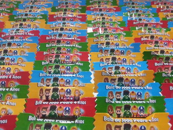 Balas Personalizadas - Os Vingadores