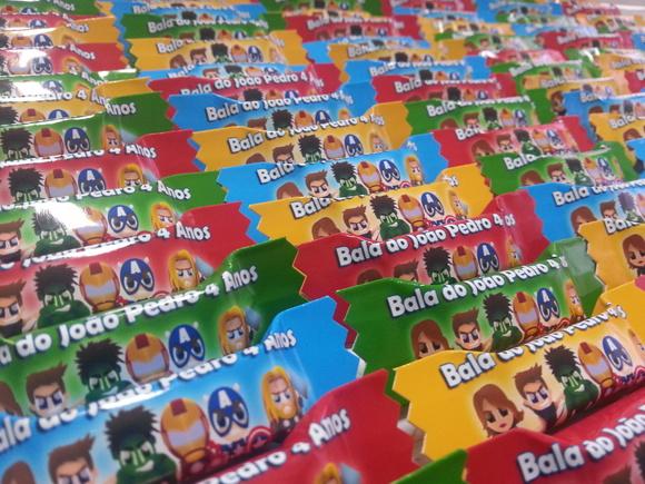 Balas Personalizadas - Os Vingadores