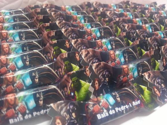 Balas Personalizadas - Os Vingadores