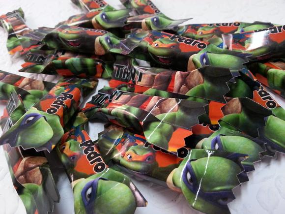 Balas Personalizadas - Tartarugas Ninjas