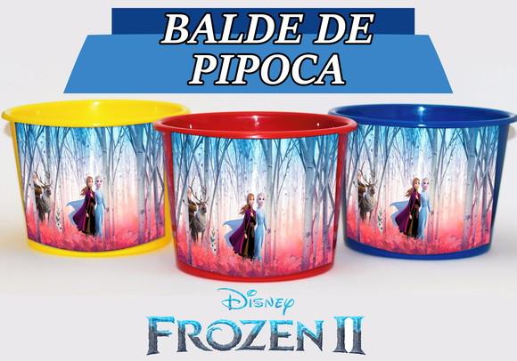 Baldinho Para Pipoca - Frozen 2