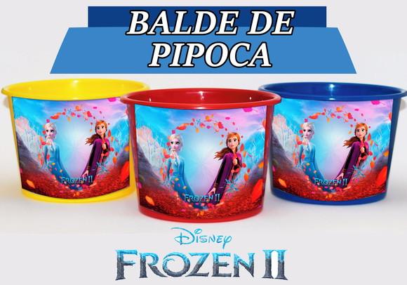 Baldinho Para Pipoca - Frozen 2