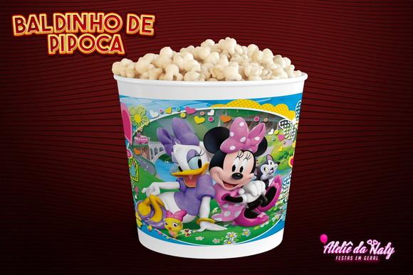 Baldinho para Pipoca - Minnie