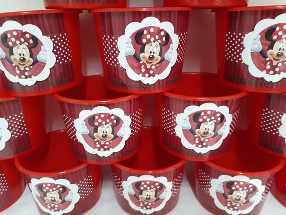 Baldinho Para Pipoca - Minnie Mouse