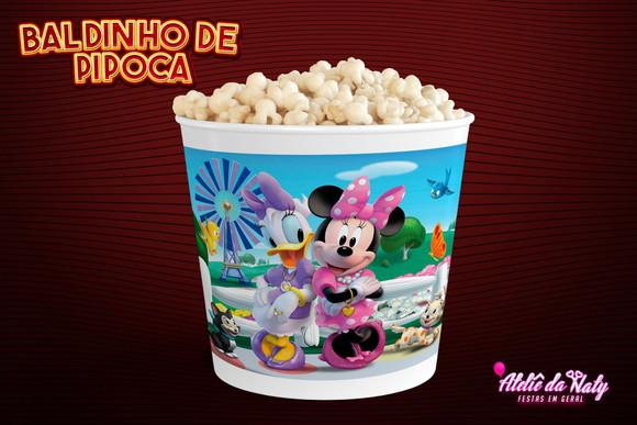 Baldinho para Pipoca - Minnie