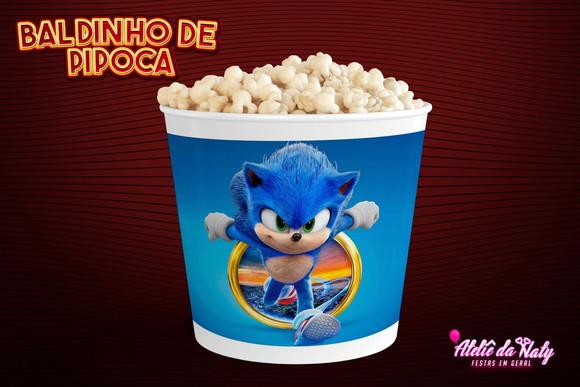 Baldinho para Pipoca - Sonic