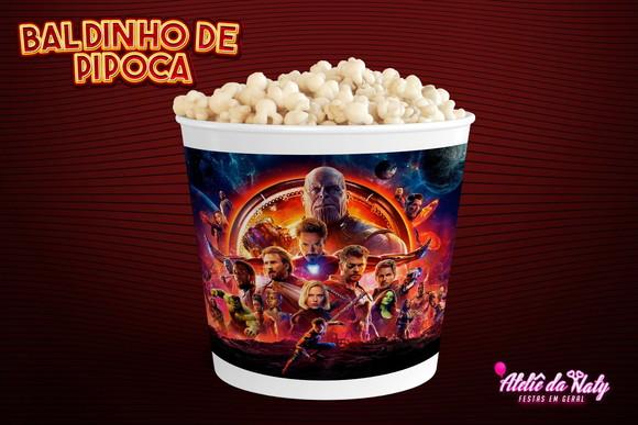 Baldinho para Pipoca - Vingadores