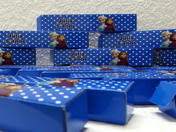 Caixa Bisnaga de Brigadeiro - Frozen