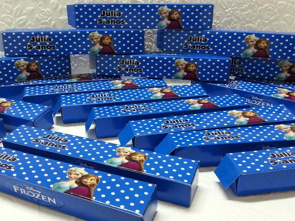 Caixa Bisnaga de Brigadeiro - Frozen