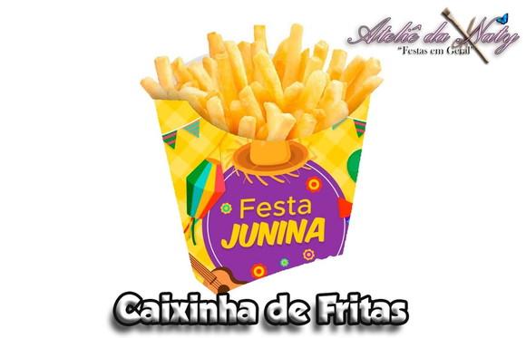 Caixinha de Fritas - Festa Junina