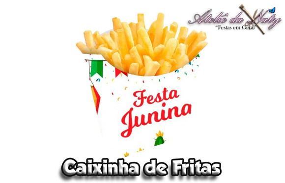 Caixinha de Fritas - Festa Junina