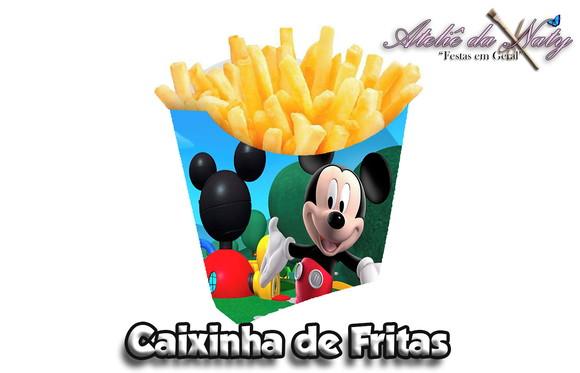 Caixinha de Fritas - Mickey Mouse