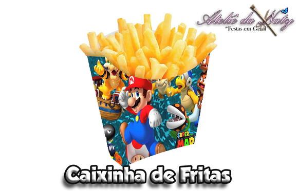 Caixinha de Fritas - Mario Bros