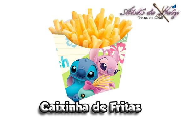 Caixinha de Fritas - Stitch