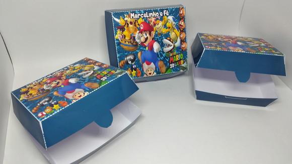 Caixinha de Hambúrguer - Mario