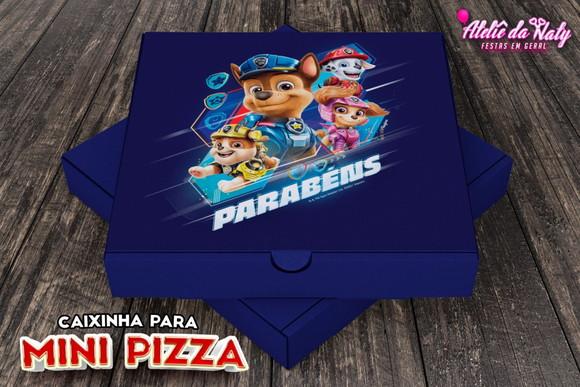 Caixinha de Mini Pizza - Patrulha Canina