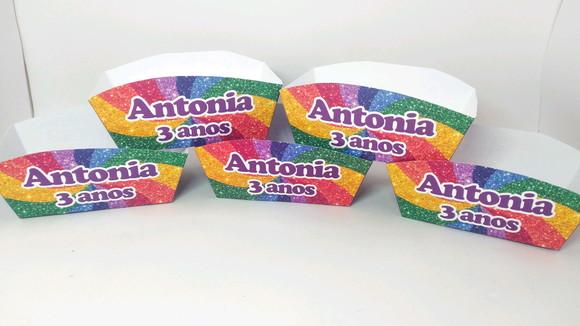 Caixinha Hot Dog - Arco Íris