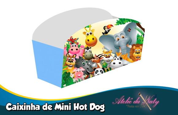 Caixinha Hot Dog - Safari