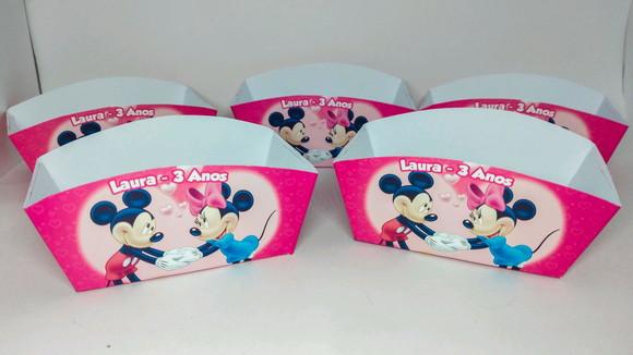 Caixinha Hot Dog - Mickey e Minnie