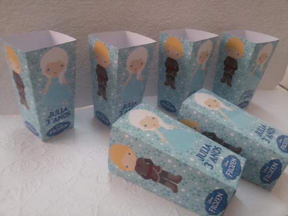 Caixinha para Pipoca - Frozen