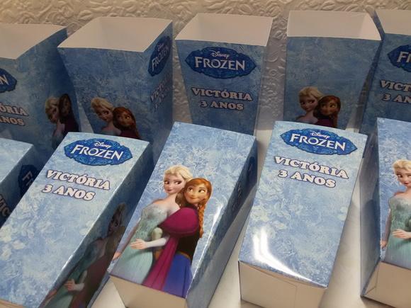 Caixinha para Pipoca - Frozen
