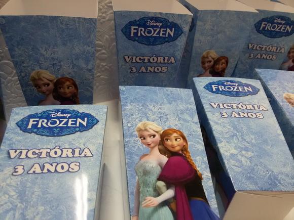 Caixinha para Pipoca - Frozen