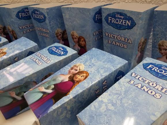 Caixinha para Pipoca - Frozen