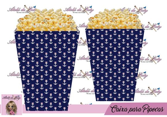 Caixinha Para Pipoca - Marinheiro