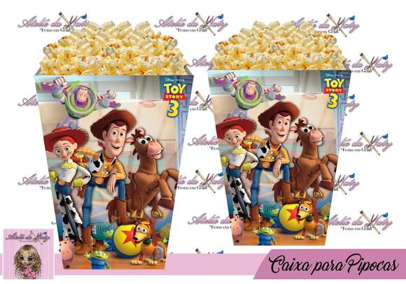 Caixinha Para Pipoca - Toy Story