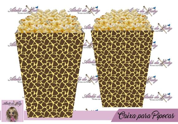 Caixinha Para Pipocas - Safari