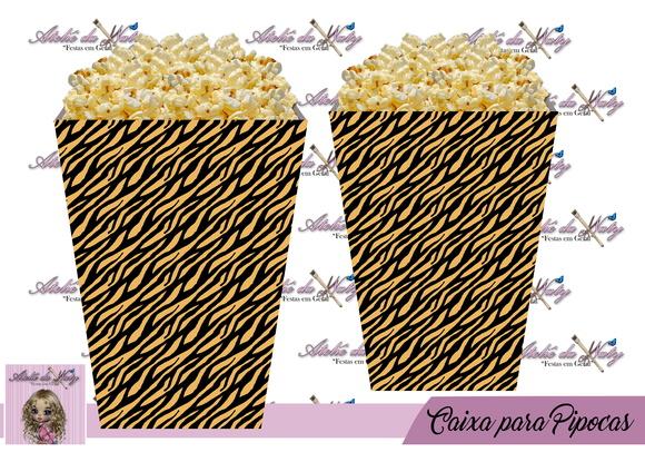 Caixinha Para Pipocas - Safari