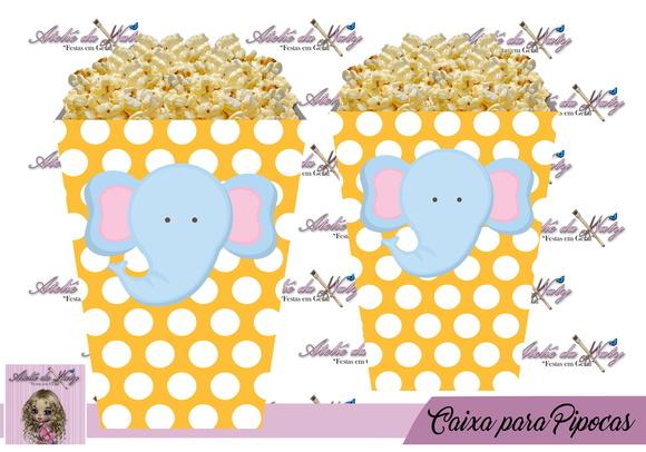 Caixinha Para Pipocas - Safari