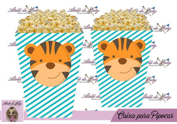 Caixinha Para Pipocas - Safari