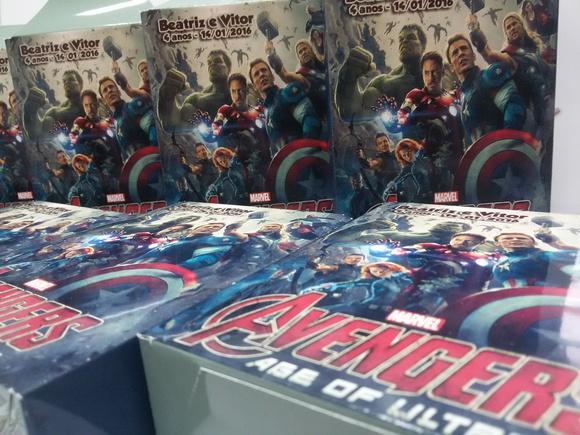 Caixinha Personalizada - Os Vingadores