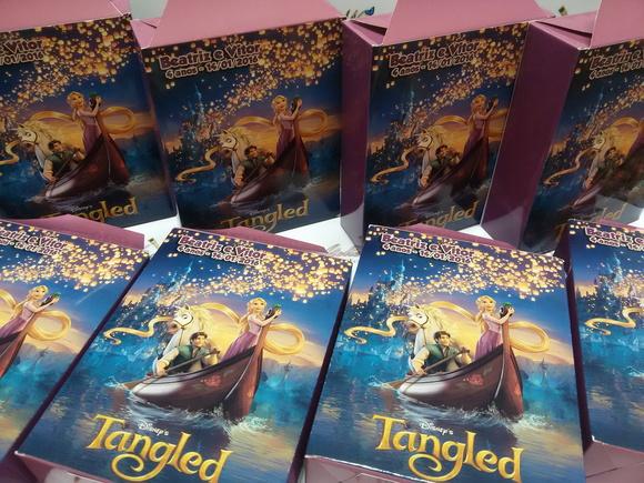 Caixinha Personalizada - Tangled