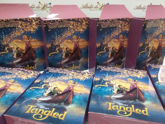 Caixinha Personalizada - Tangled