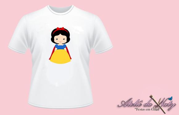 Camiseta - Branca de Neve