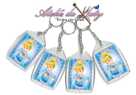 Chaveiro Personalizado - Cinderella