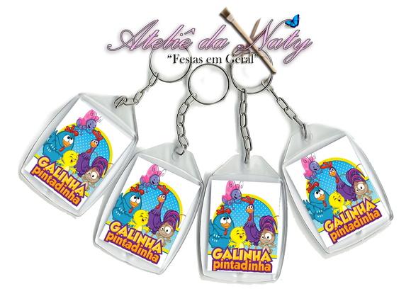 Chaveiro Personalizado - Galinha Pintada
