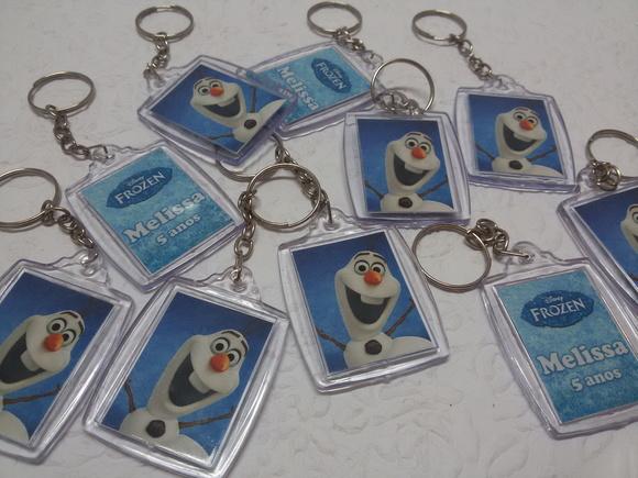 Chaveiro Personalizado - Olaf com Saquinho