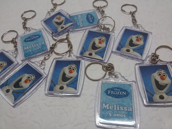 Chaveiro Personalizado - Olaf com Saquinho