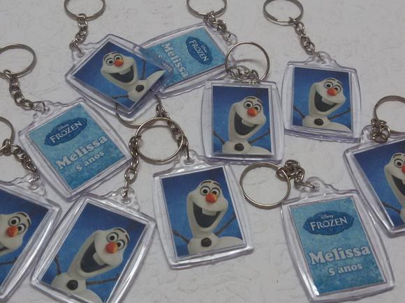 Chaveiro Personalizado - Olaf com Saquinho