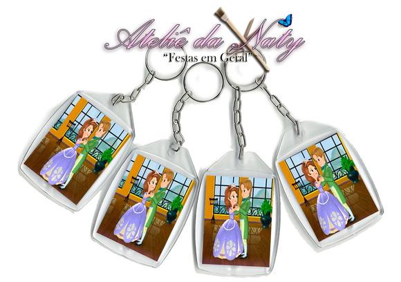 Chaveiro Personalizado - Princesa Sofia