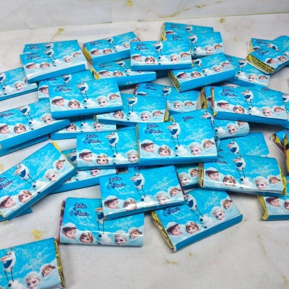 Chiclete Personalizado - Frozen