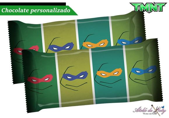 Chocolate Personalizado - Tartarugas Ninjas