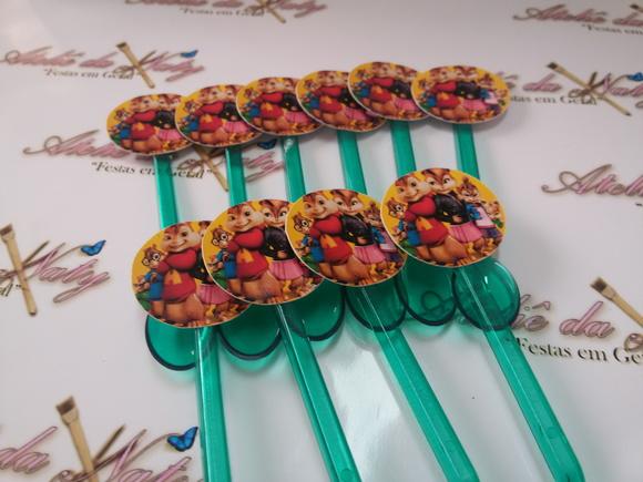 Colherzinhas personalizadas - Alvin