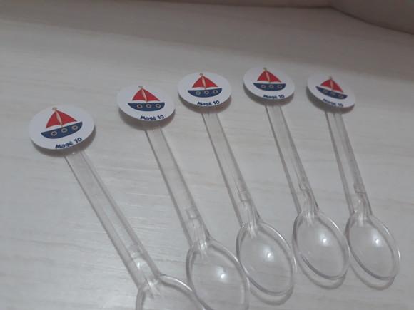 Colherzinhas personalizadas - Marinheiro