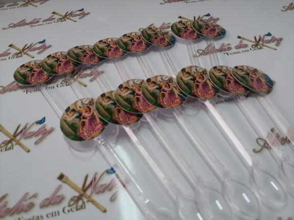 Colherzinhas personalizadas - Tangled