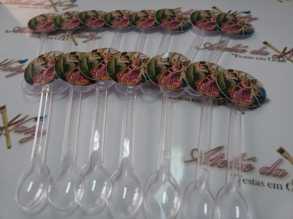 Colherzinhas personalizadas - Tangled