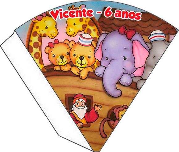 Cone Personalizado - Arca de Noé
